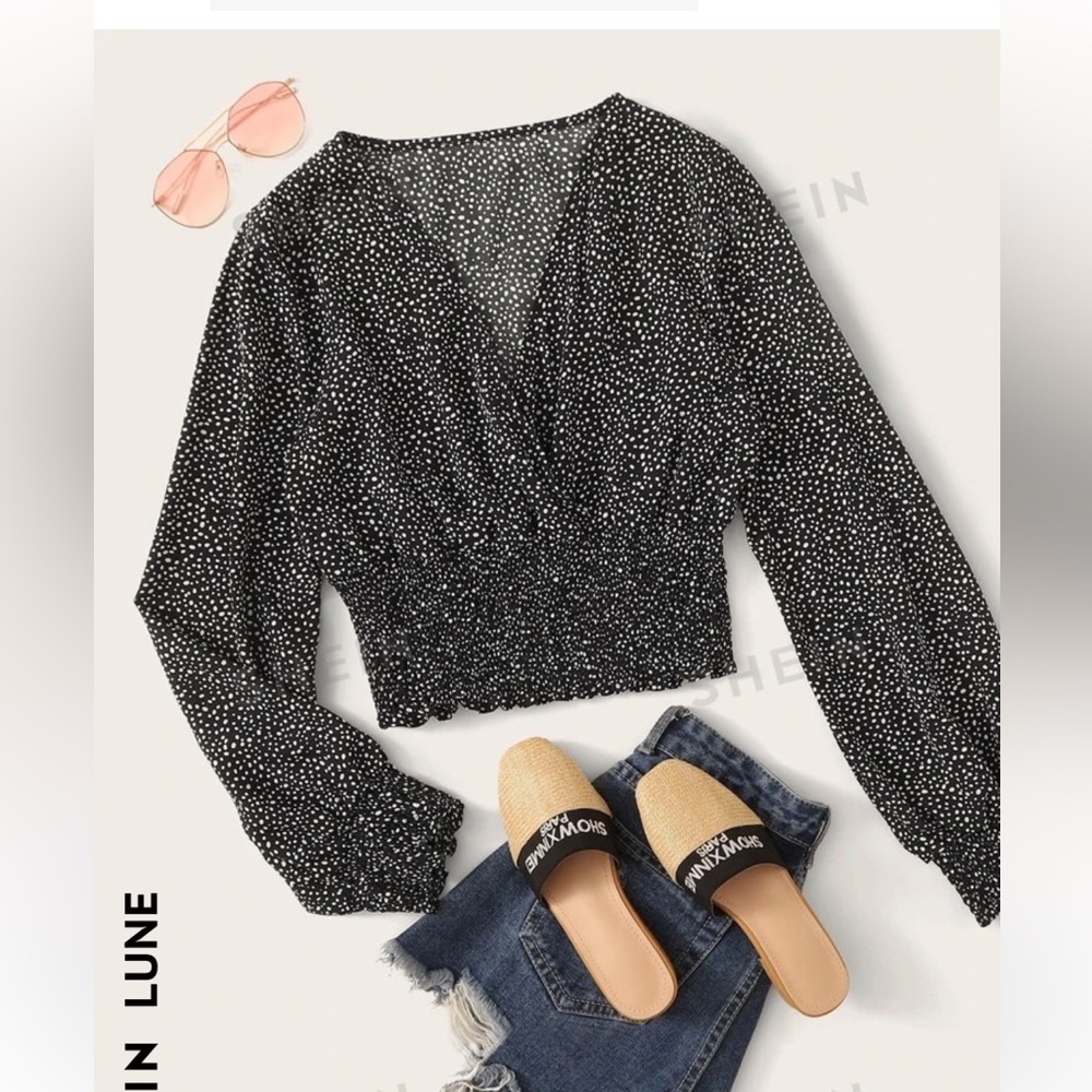 5/$25 SHEIN long sleeve crop top